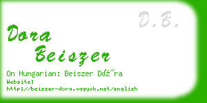 dora beiszer business card